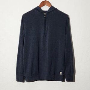 Linksoul Men's Long Sleeve 1/2 Zip Pullover Hoodie Shirt Size Medium